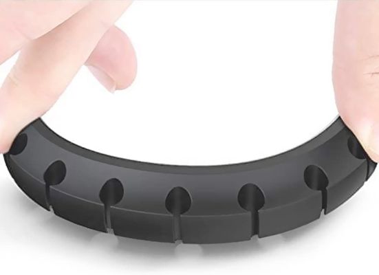 satın al LFGB pratik silikon kablo klipsi, masa kablo yöneticisi silikon USB kablosu sarma cihazı şarj kablosu depolama cihazı online manufacture