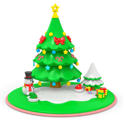 Bebek Yapı Blokları Bebek Öğrenme Oyuncakları Silikon Noel Ağacı Oyuncakları Çocukların Zihinsel Gelişim Oyuncakları