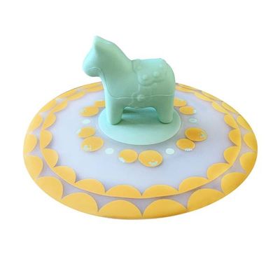 Silikon bardak kapağı sızdırmaz ve toz geçirmez seramik çay bardağı fincanı kapağı mühürleyici kapağı tazelik kapağı