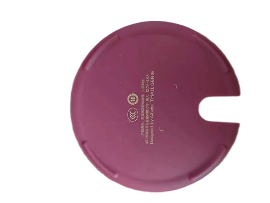 Özel Dairesel Hoparlör İzolasyon Yastığı Akıllı Bluetooth Hoparlör Silikon Ekran Yazdırılmış Yazı Tipi Anti titreşim Yastığı